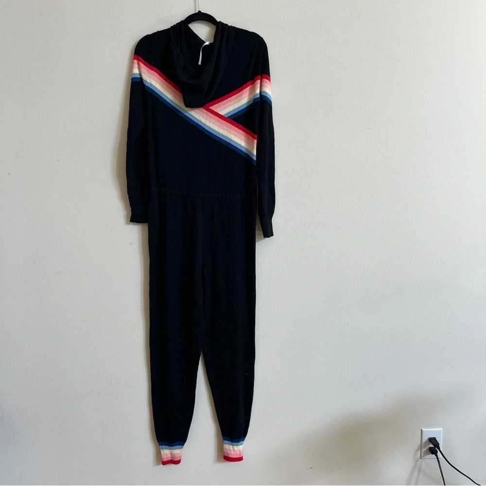Madeleine Thompson x Spiritual Gangster Black Hoody Jumpsuit - Picture 5 of 6